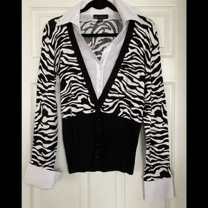 INC International Concepts -  Sweater/shirt combo-1 piece, size M